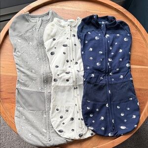 Love to Dream Navy, Cream, and Gray Sleep Sacks